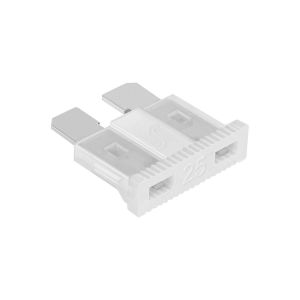 Fusible automotriz de 32 V y 25 A, transparente
