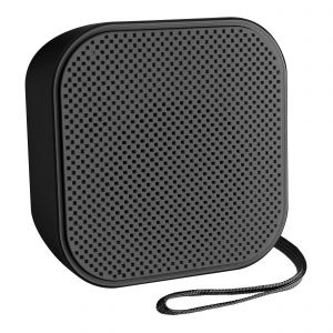 Mini Bocina Bluetooth* con reproductor microSD color negro