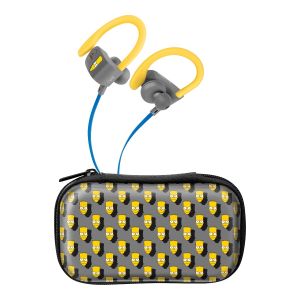 Audífonos Bluetooth* Sport Free con cable plano The Simpsonsâ€ž¢-Bartface