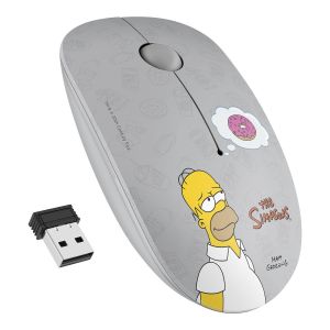 Mouse inalámbrico 1600 DPI The Simpsonsâ€ž¢-HomeroDonut