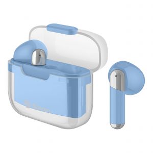Audífonos Bluetooth* Touch True Wireless ergonómicos color azul